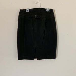 Express Pencil Skirt with Buckle on Back